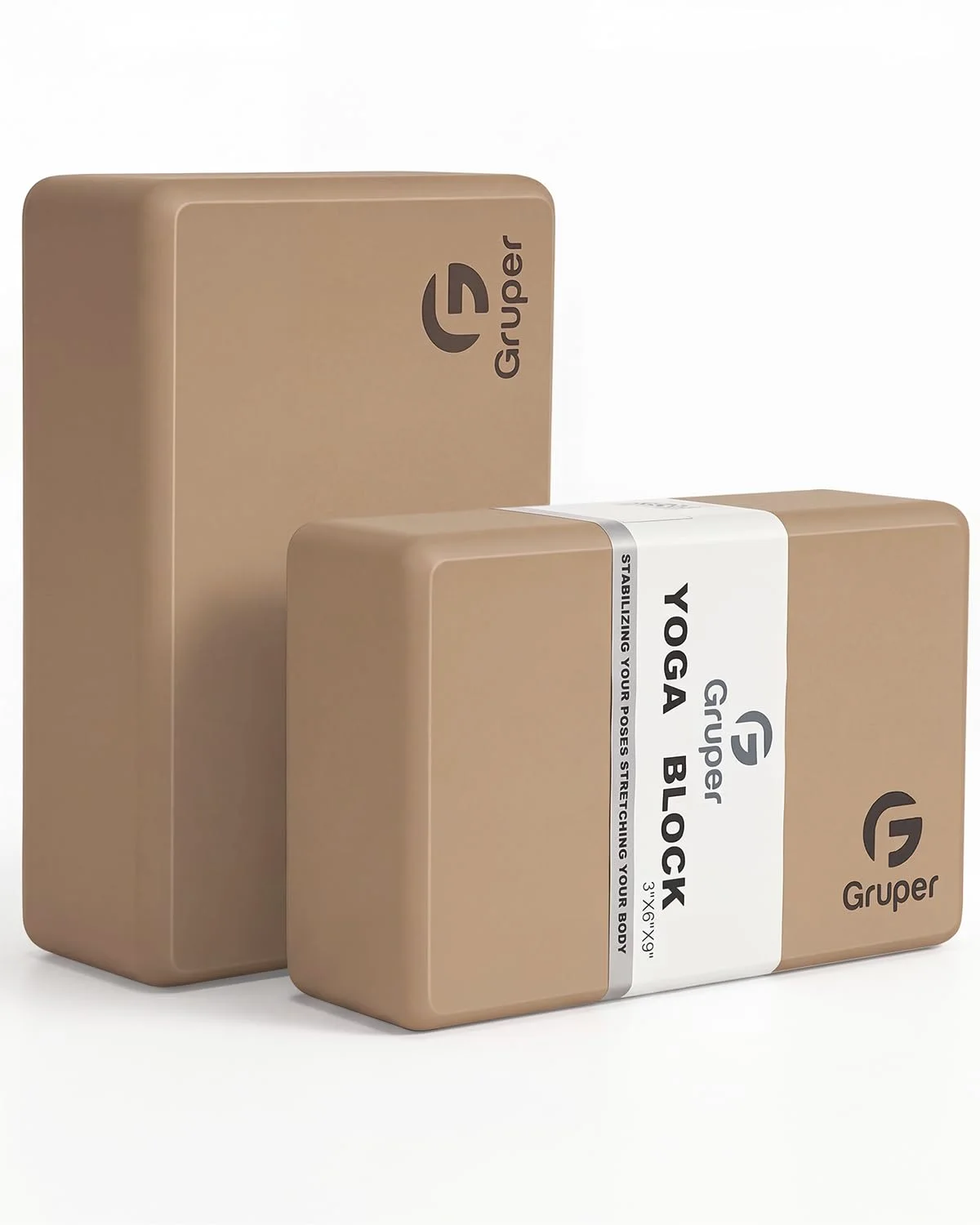 Gruper EVA Yoga Blocks, 2-Pack